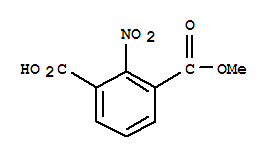 Structure of 2-NITRO-ISOPHTHALIC ACID MONOMETHYL ESTER