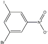 Structure of 1-bromo-3-iodo-5-nitrobenzene