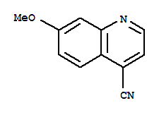 4-Quinolinecarbonitrile,7-methoxy-结构式