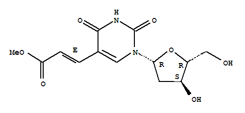 Structure of (E)-5-(2-CARBOMETHOXYVINYL)-2-DEOXYURIDINE