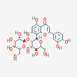 荭草素-2"-0-B-L半乳糖苷结构式