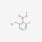 Structure of methyl 6-bromomethyl-2-iodobenzoate
