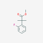Structure of Methyl 2-(2-fluorophenyl)-2-methylpropanoate