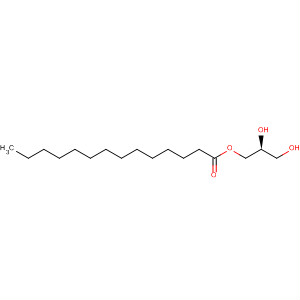 Structure of Tetradecanoic acid, (2S)-2,3-dihydroxypropyl ester