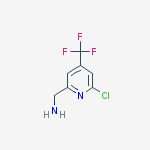Structure of 6-chloro-4-(trifluoromethyl)-2-Pyridinemethanamine