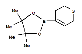 3,6-二氢-2H-噻喃-4-硼酸频哪醇酯结构式