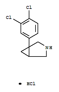 Chemical structure of 1-(3,4-DICHLORO-PHENYL)-3-AZA-BICYCLO[3.1.0]HEXANE HCL