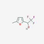 Structure of 2,2,2-Trifluoro-1-(5-methylfuran-2-yl)ethanol