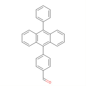 Structure of Benzaldehyde, 4-(10-phenyl-9-anthracenyl)-