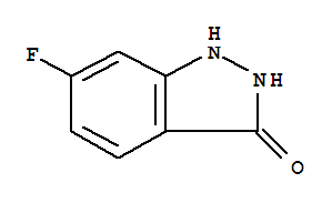 6-氟-1H-吲唑-3-醇结构式