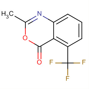 4H-3,1-Benzoxazin-4-one, 2-methyl-5-(trifluoromethyl)-结构式