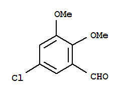 Structure of 5-CHLORO-2 3-DIMETHOXYBENZALDEHYDE  97