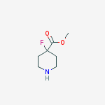 Structure of Methyl 4-Fluoropiperidine-4-Carboxylate