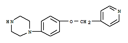 1-[4-(吡啶-4-甲氧基)-苯基]-哌嗪结构式