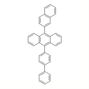 9 -（联苯基-4-基）- 10 -（萘-2-基）蒽结构式