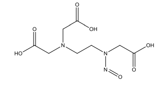 Structure of N-Nitroso Ethylene Diamino Triacetic Acid