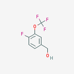 Structure of (4-Fluoro-3-(trifluoromethoxy)phenyl)methanol