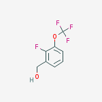 2-Fluoro-3-(trifluoromethoxy)benzyl alcohol结构式