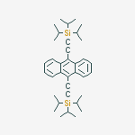 Structure of 9,10-Bis[(triisopropylsilyl)ethynyl]anthracene