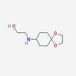 Structure of Ethanol, 2-(1,4-dioxaspiro[4.5]dec-8-ylamino)-