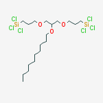 Structure of 1,3-BIS(3-TRICHLOROSILYLPROPOXY)-2-DECYLOXYPROPANE