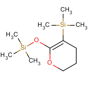 Silane, [3,4-dihydro-6-[(trimethylsilyl)oxy]-2H-pyran-5-yl]trimethyl-结构式