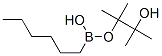 Structure of HEXYLBORONIC ACID PINACOL ESTER