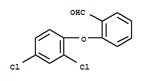 Structure of 2-(2,4-DICHLOROPHENOXY)BENZENECARBALDEHYDE
