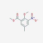 Structure of Methyl 2-methoxy-5-methyl-3-nitrobenzoate
