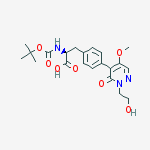 Structure of L-Phenylalanine,4-[2,3-dihydro-2-(2-hydroxyethyl)-5-methoxy-3-oxo-4-pyridazinyl]-N-[(1,1-dimethylethoxy)carbonyl]-