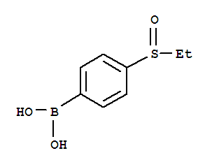 Structure of 4-ETHYLSULFINYLPHENYLBORONIC ACID