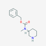 Structure of 3-(N-CBZ-N-METHYLAMINO)PIPERIDINE