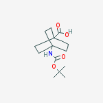 Structure of 4-(TERT-BUTOXYCARBONYLAMINO)BICYCLO[2.2.2]OCTANE-1-CARBOXYLIC ACID