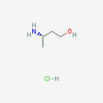 Structure of (3S)-3-aminobutan-1-ol,hydrochloride