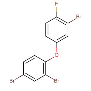 Structure of 4-FLUORO-2,3,4-TRIBROMODIPHENYL ETHER