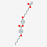 4-(6-ACRYLOXY-HEX-1-YL-OXY)PHENYL 4-(HEXYLOXY)BENZOATE结构式