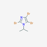 Structure of 2,4,5-Tribromo-1-(1-methylethyl)-1H-imidazole