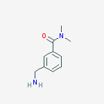 Benzamide, 3-(aminomethyl)-N,N-dimethyl-结构式