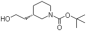 Structure of (S)-1-N-Boc-3-(2-hydroxyethyl)piperidine
