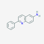2-phenylquinolin-6-amine结构式