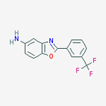 2-(3-(trifluoromethyl)phenyl)benzo[d]oxazol-5-amine结构式