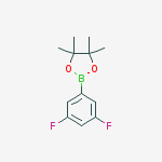 Structure of 3,5-Difluorophenylboronic acid, pinacol ester