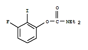 Structure of 3-FLUORO-2-IODOPHENYL N,N-DIETHYLCARBAMATE