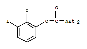 Structure of 2,3-DIIODOPHENYL N,N-DIETHYLCARBAMATE
