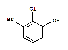 Structure of 3-BROMO-2-CHLOROPHENOL