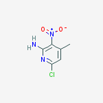 Structure of 2-Pyridinamine, 6-chloro-4-methyl-3-nitro-