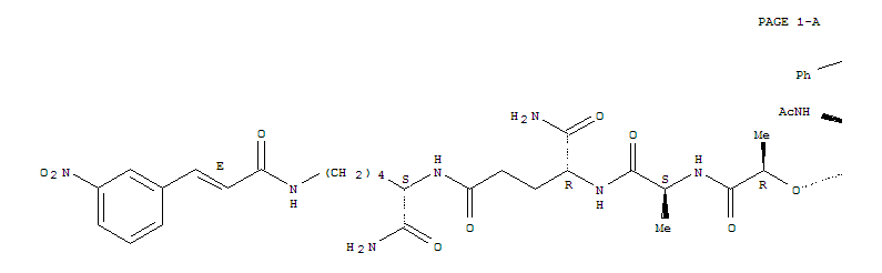 Chemical structure of MURAMYL DIPEPTIDE C
