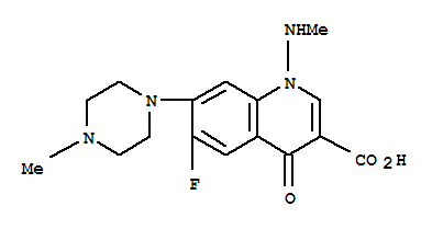 Structure of amifloxacin