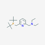 Structure of 2-(Di-t-butylphosphinoMethyl)-6-(diethylaMinoMethyl)pyridine;98%