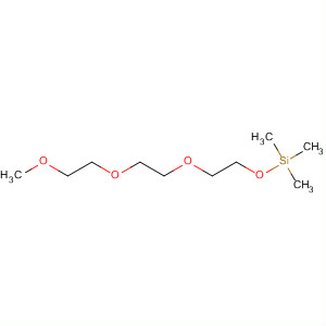 Structure of 3,6,9,12-Tetraoxa-2-silatridecane, 2,2-dimethyl-